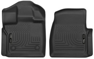 Ford F-150 Floor Mats - Front - Husky Liners - X-act Contour Series - Black - `15-`23 Ford F-150 Floor Mats - Front - Husky Liners - X-act Contour Series - Black - `15-`23